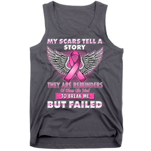 My Scars Tell A Story Breast Cancer Awareness Tank Top