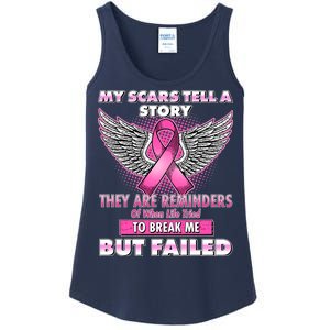 My Scars Tell A Story Breast Cancer Awareness Ladies Essential Tank