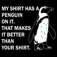 My Shirt Has A Penguin On It Baby Bodysuit
