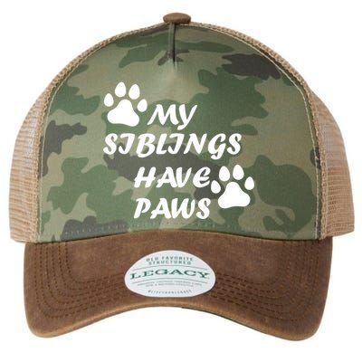 My Siblings Have Paws Legacy Tie Dye Trucker Hat