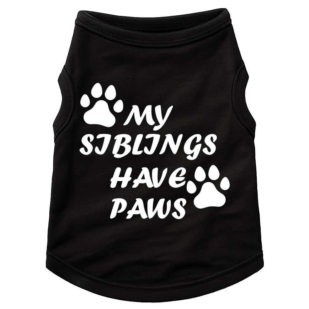 My Siblings Have Paws Doggie Tank