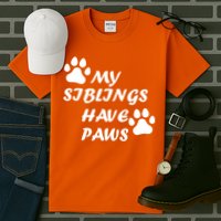 My Siblings Have Paws Tall T-Shirt