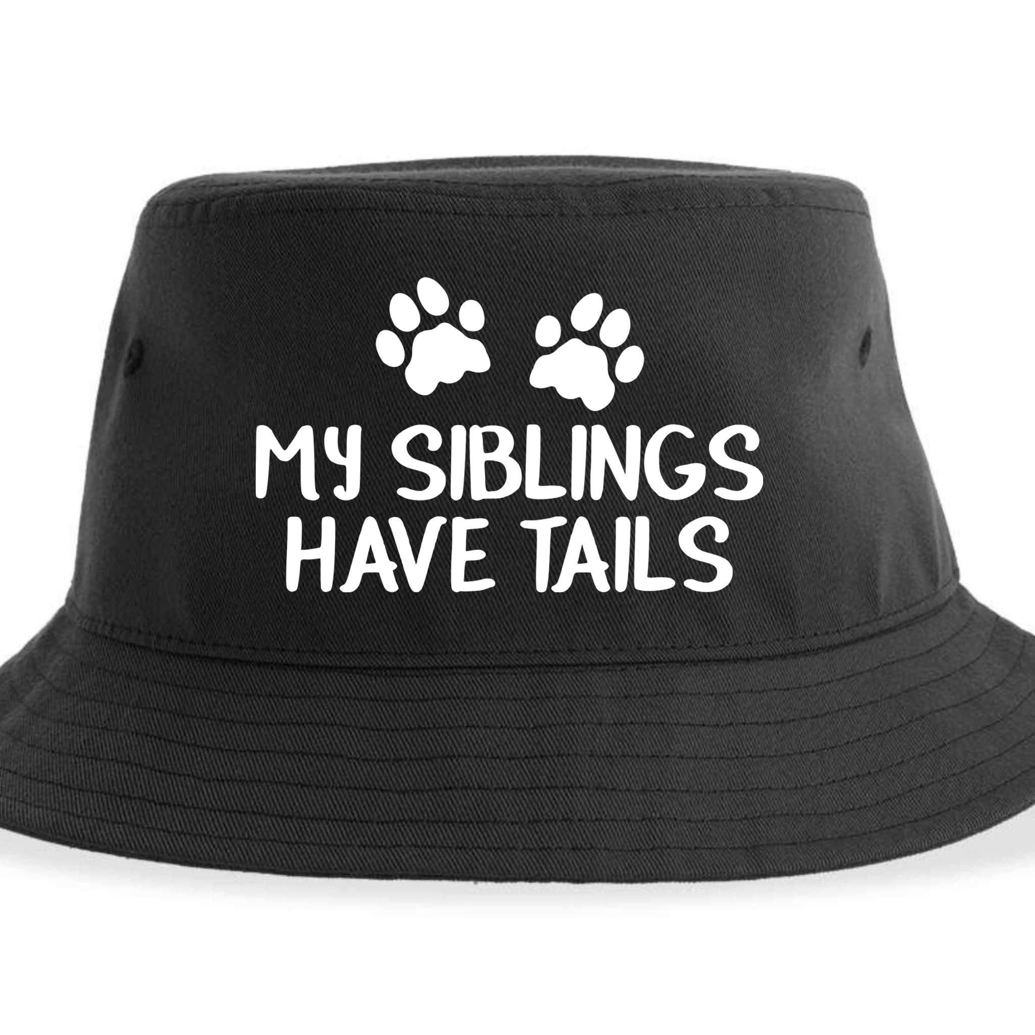 My Siblings Have Tails Sustainable Bucket Hat