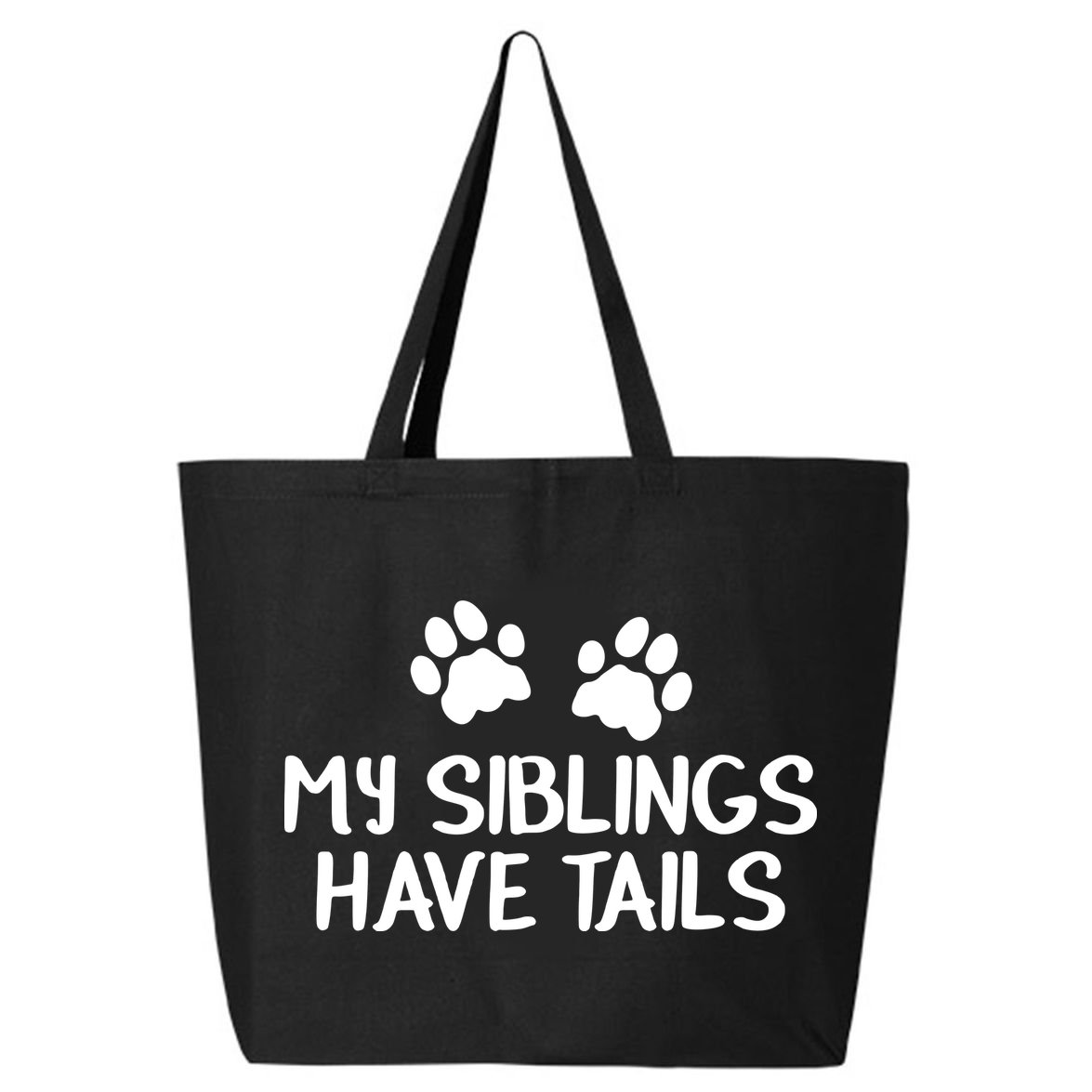 My Siblings Have Tails 25L Jumbo Tote