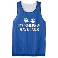 My Siblings Have Tails Mesh Reversible Basketball Jersey Tank