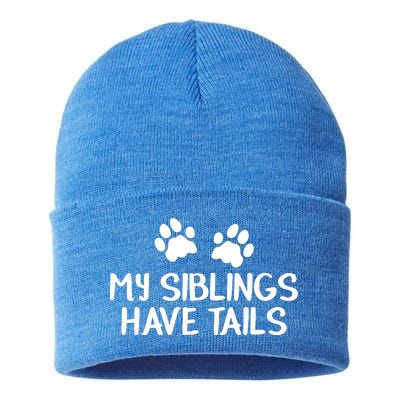 My Siblings Have Tails Sustainable Knit Beanie