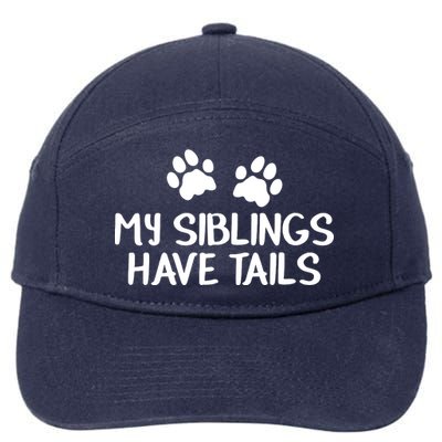 My Siblings Have Tails 7-Panel Snapback Hat