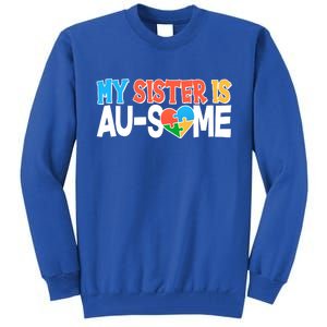 My Sister Is AU-SOME Autism Awareness Tall Sweatshirt