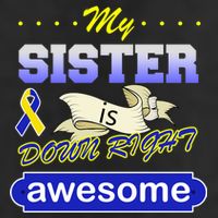 My Sister Is Down Right Awesome Cool Comfort Performance Bucket Hat