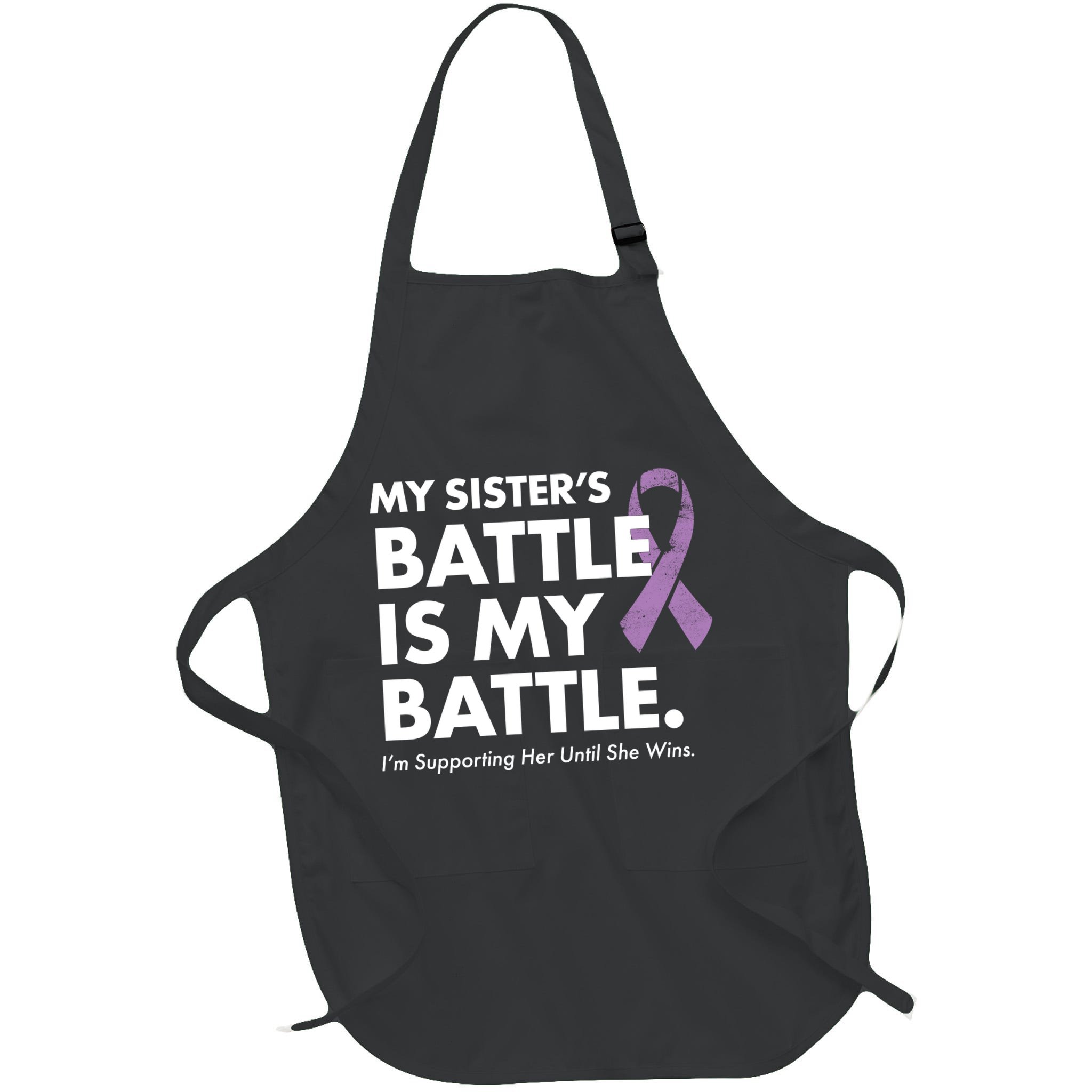 My Sisters Battle Is My Battle Lupus Apron