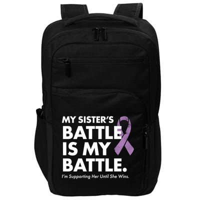 My Sisters Battle Is My Battle Lupus Impact Tech Backpack