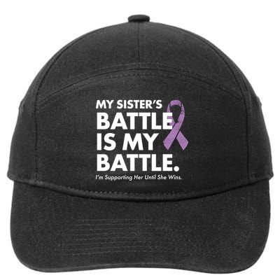My Sisters Battle Is My Battle Lupus 7-Panel Snapback Hat