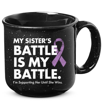 My Sisters Battle Is My Battle Lupus 15oz Campfire Ceramic Mug