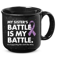 My Sisters Battle Is My Battle Lupus 15oz Campfire Ceramic Mug
