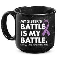 My Sisters Battle Is My Battle Lupus 15oz Campfire Ceramic Mug
