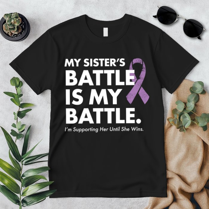 My Sisters Battle Is My Battle Lupus Premium T-Shirt