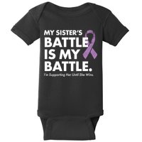 My Sisters Battle Is My Battle Lupus Baby Bodysuit