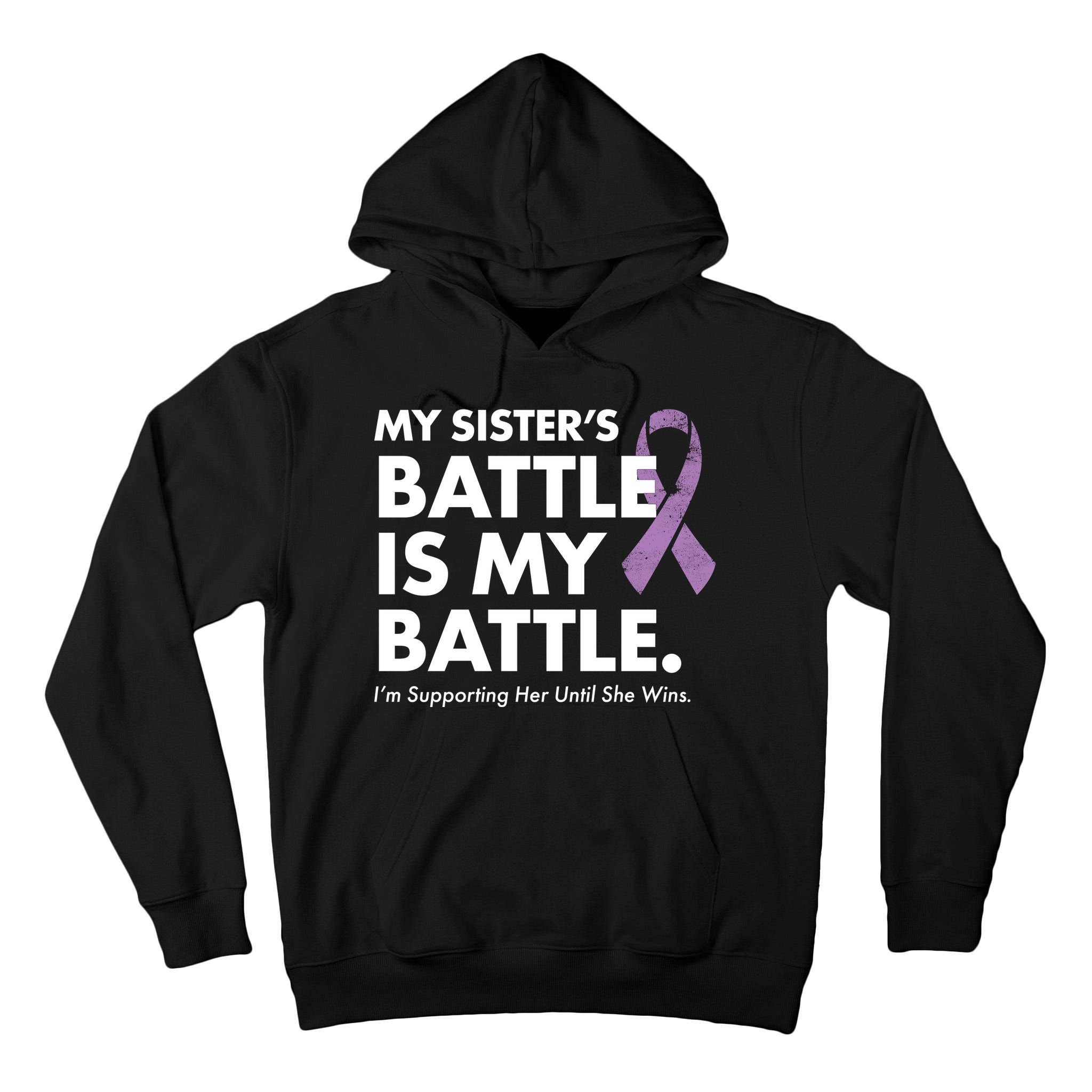 My Sisters Battle Is My Battle Lupus Tall Hoodie
