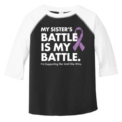 My Sisters Battle Is My Battle Lupus Toddler Fine Jersey T-Shirt