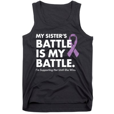 My Sisters Battle Is My Battle Lupus Tank Top