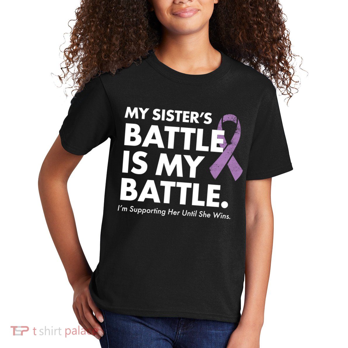 My Sisters Battle Is My Battle Lupus Kids T-Shirt
