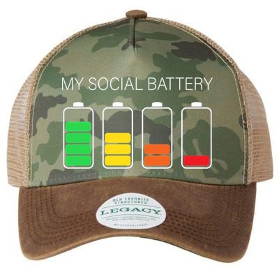 My Social Battery Legacy Tie Dye Trucker Hat