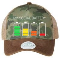 My Social Battery Legacy Tie Dye Trucker Hat