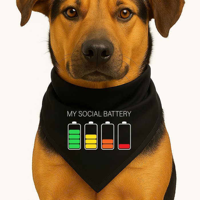 My Social Battery USA-Made Doggie Bandana
