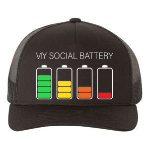 My Social Battery Yupoong Adult 5-Panel Trucker Hat