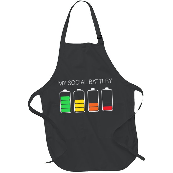My Social Battery Apron