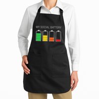 My Social Battery Apron