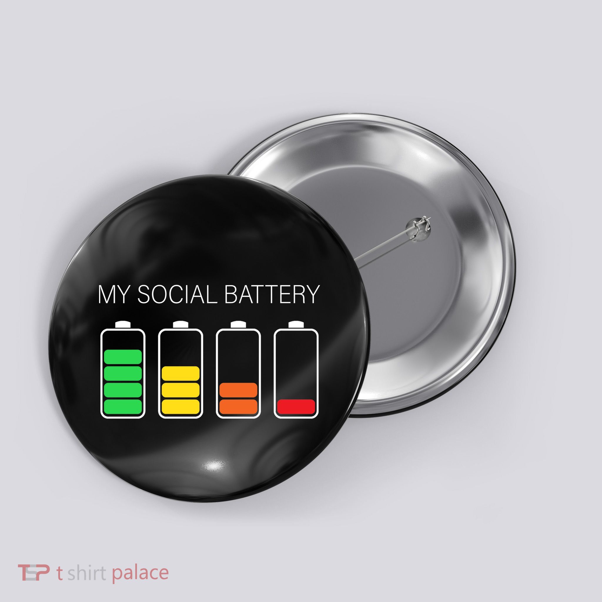 My Social Battery Button