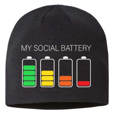 My Social Battery Sustainable Beanie