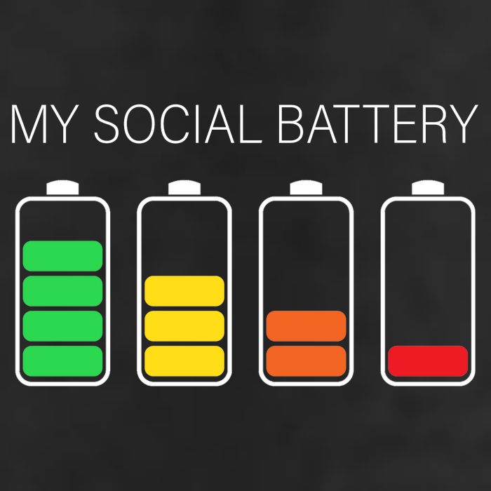 My Social Battery Golf Towel