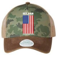 My Son Has Your Back Proud Army Dad Legacy Tie Dye Trucker Hat