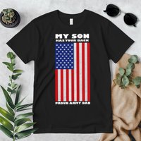 My Son Has Your Back Proud Army Dad Premium T-Shirt