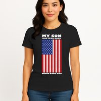 My Son Has Your Back Proud Army Dad Womens T-Shirt