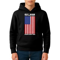 My Son Has Your Back Proud Army Dad Kids Hoodie