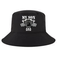 My Son Has Your Back Proud Army Dad USA Cool Comfort Performance Bucket Hat