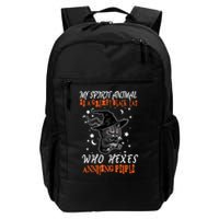 My Spirit Animal Is A Grumpy Black Cat That Hexes Annoying People Backpack