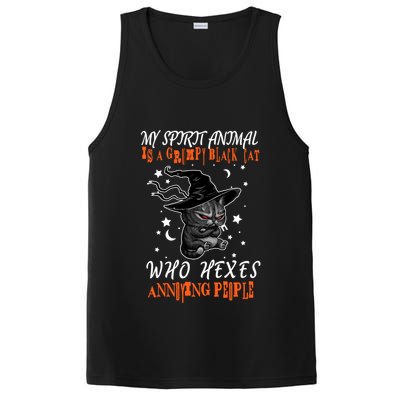 My Spirit Animal Is A Grumpy Black Cat That Hexes Annoying People PosiCharge Competitor Tank