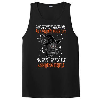 My Spirit Animal Is A Grumpy Black Cat That Hexes Annoying People PosiCharge Competitor Tank