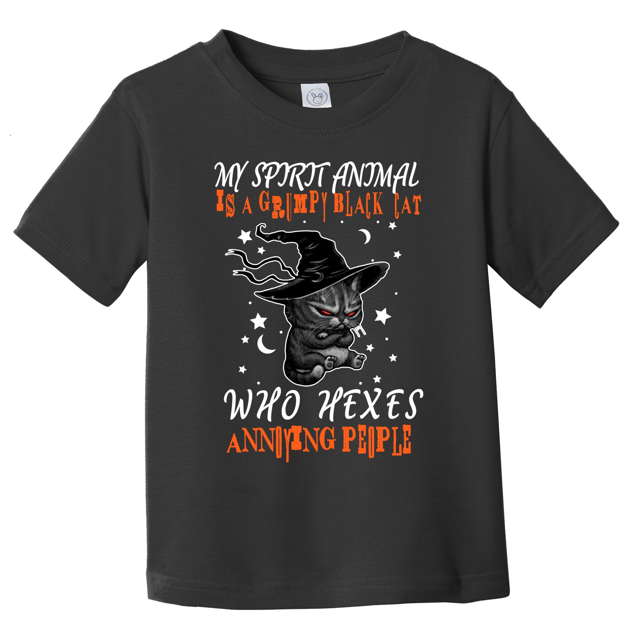My Spirit Animal Is A Grumpy Black Cat That Hexes Annoying People Toddler T-Shirt