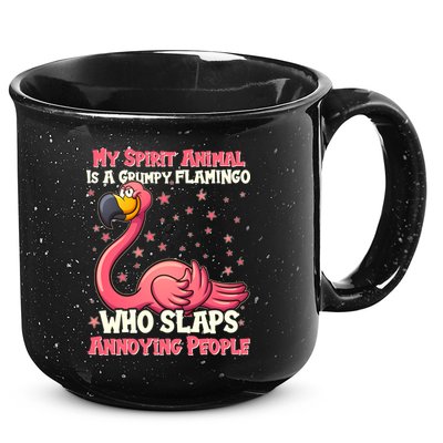 My Spirit Animal Is A Grumpy Flamingo 15oz Campfire Ceramic Mug