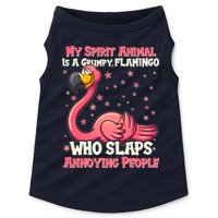 My Spirit Animal Is A Grumpy Flamingo Doggie Tank