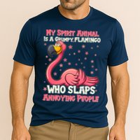 My Spirit Animal Is A Grumpy Flamingo Performance Shirt