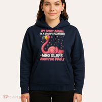 My Spirit Animal Is A Grumpy Flamingo Hoodie
