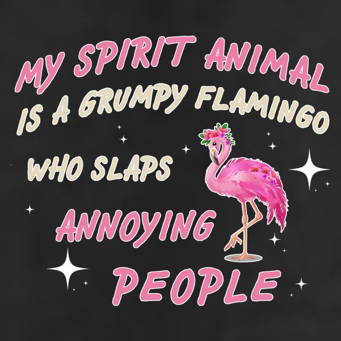 My Spirit Animal Is Grumpy Flamingo Tumbler