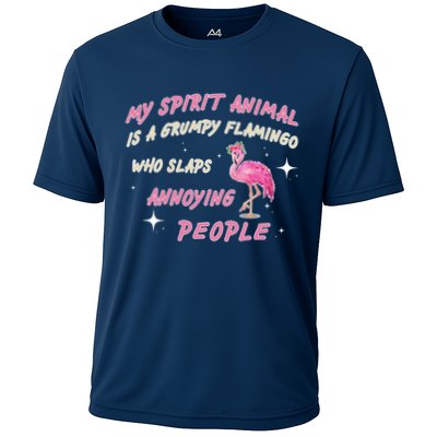 My Spirit Animal Is Grumpy Flamingo Performance Shirt