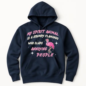 My Spirit Animal Is Grumpy Flamingo Hoodie